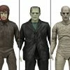 NECA Universal Monsters Retro Glow-In-The-Dark Set Of 3 Figures
