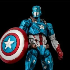 Sentinel Marvel Fighting Armor Captain America Figure