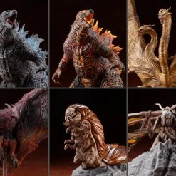 Art Spirits Movies / TV Godzilla: King Of The Monsters Hyper Modeling Series Box Of 6 Figures