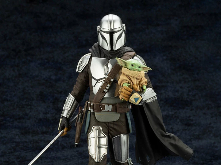 Hot Sale ๐ Kotobukiya The Mandalorian ArtFX+ The Mandalorian & Grogu With Beskar Staff Statue ๐ 3 Kotobukiya The Mandalorian ArtFX+ The Mandalorian & Grogu With Beskar Staff Statue