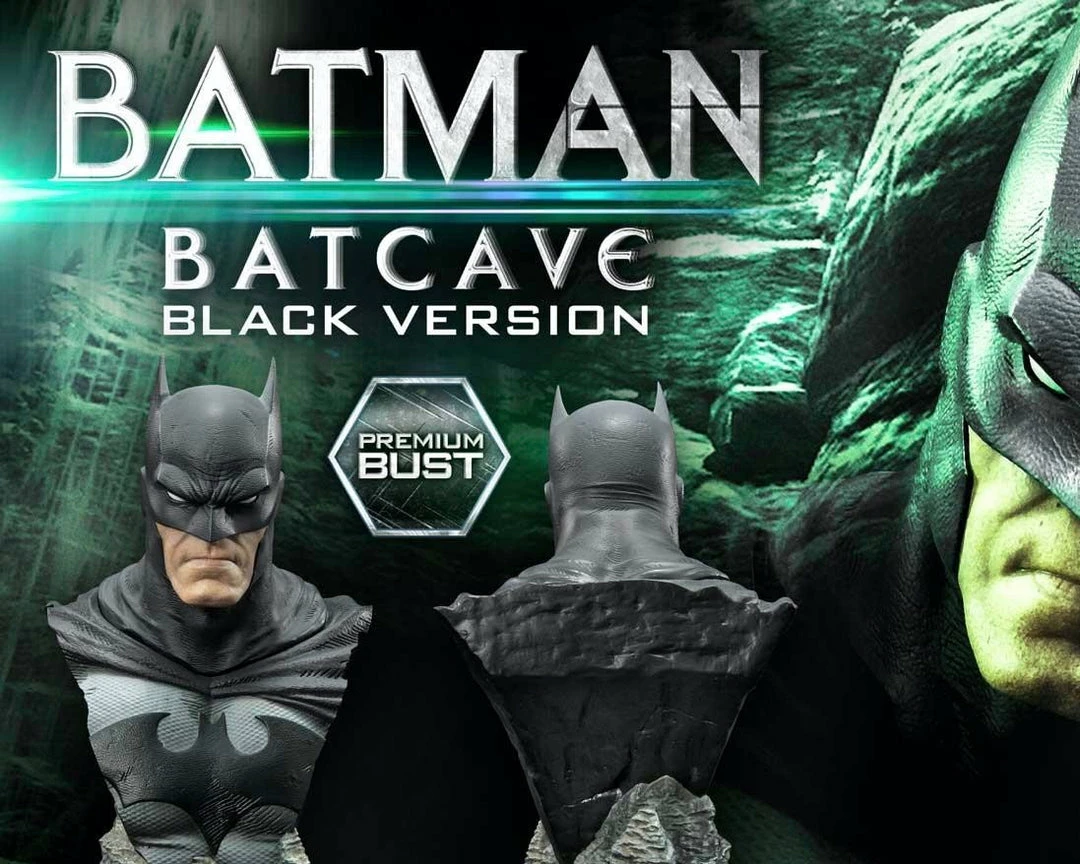 New ✨ Prime One Studio Premium Bust Batman: Hush (Comics) Batman Batcave Black Version ✨ 4 Prime One Studio Premium Bust Batman: Hush (Comics) Batman Batcave Black Version
