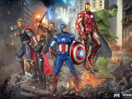 Outlet ✔️ Iron Studios The Infinity Saga Battle Diorama Series (Battle Of New York) 1/10 Art Scale Statue Set ✨ 3 Iron Studios The Infinity Saga Battle Diorama Series (Battle Of New York) 1/10 Art Scale Statue Set