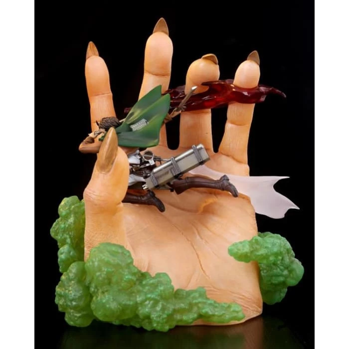 Flash Sale ⭐ Kinetiquettes Attack On Titan Levi Ackerman Vs Beast Titan 1/10 Scale Diorama ✔️ 12 Kinetiquettes Attack On Titan Levi Ackerman Vs Beast Titan 1/10 Scale Diorama