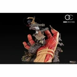 Oniri Creations Attack On Titan Mikasa Vs. Armored Titan 1/6 Scale Statue