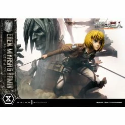 Prime 1 Studio Attack On Titan Ultimate Premium Masterline Eren, Mikasa & Armin 1/4 Scale Statue