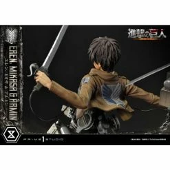 Prime 1 Studio Attack On Titan Ultimate Premium Masterline Eren, Mikasa & Armin 1/4 Scale Statue
