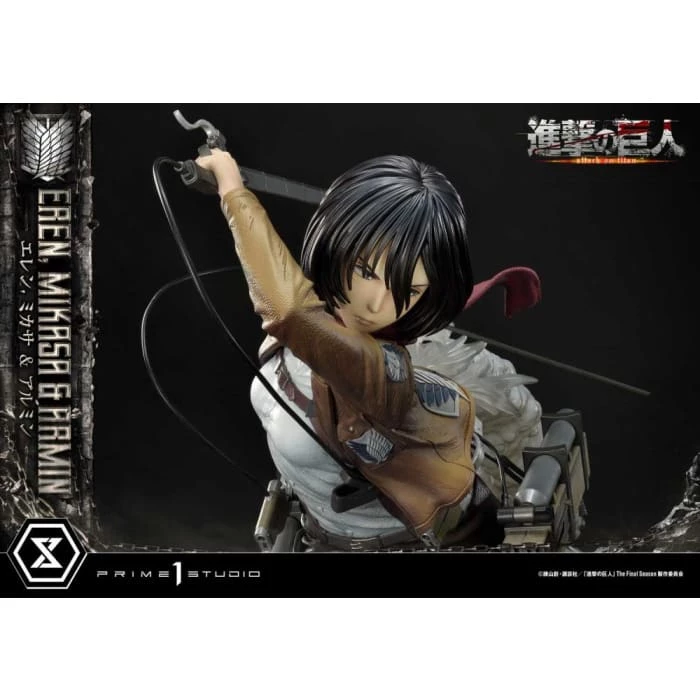Best reviews of ❤️ Prime 1 Studio Attack On Titan Ultimate Premium Masterline Eren, Mikasa & Armin Deluxe 1/4 Scale Statue ⭐ 20 Prime 1 Studio Attack On Titan Ultimate Premium Masterline Eren, Mikasa & Armin Deluxe 1/4 Scale Statue