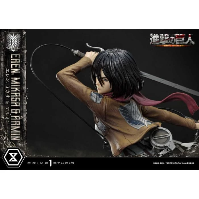 Best reviews of ❤️ Prime 1 Studio Attack On Titan Ultimate Premium Masterline Eren, Mikasa & Armin Deluxe 1/4 Scale Statue ⭐ 19 Prime 1 Studio Attack On Titan Ultimate Premium Masterline Eren, Mikasa & Armin Deluxe 1/4 Scale Statue