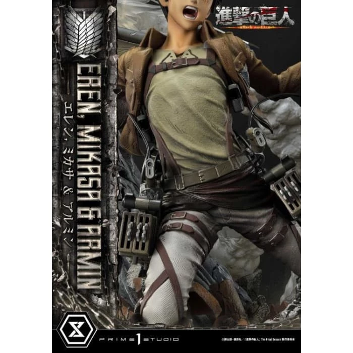Best reviews of ❤️ Prime 1 Studio Attack On Titan Ultimate Premium Masterline Eren, Mikasa & Armin Deluxe 1/4 Scale Statue ⭐ 11 Prime 1 Studio Attack On Titan Ultimate Premium Masterline Eren, Mikasa & Armin Deluxe 1/4 Scale Statue