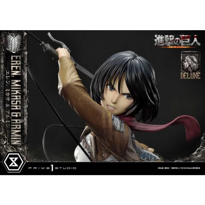 Best reviews of ❤️ Prime 1 Studio Attack On Titan Ultimate Premium Masterline Eren, Mikasa & Armin Deluxe 1/4 Scale Statue ⭐ 35 Prime 1 Studio Attack On Titan Ultimate Premium Masterline Eren, Mikasa & Armin Deluxe 1/4 Scale Statue