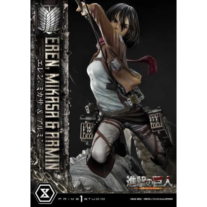 Best reviews of ❤️ Prime 1 Studio Attack On Titan Ultimate Premium Masterline Eren, Mikasa & Armin Deluxe 1/4 Scale Statue ⭐ 12 Prime 1 Studio Attack On Titan Ultimate Premium Masterline Eren, Mikasa & Armin Deluxe 1/4 Scale Statue
