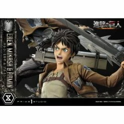 Best reviews of ❤️ Prime 1 Studio Attack On Titan Ultimate Premium Masterline Eren, Mikasa & Armin Deluxe 1/4 Scale Statue ⭐ 57 Prime 1 Studio Attack On Titan Ultimate Premium Masterline Eren, Mikasa & Armin Deluxe 1/4 Scale Statue