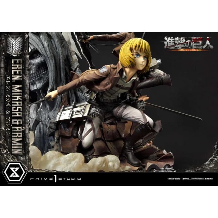 Best reviews of ❤️ Prime 1 Studio Attack On Titan Ultimate Premium Masterline Eren, Mikasa & Armin Deluxe 1/4 Scale Statue ⭐ 29 Prime 1 Studio Attack On Titan Ultimate Premium Masterline Eren, Mikasa & Armin Deluxe 1/4 Scale Statue