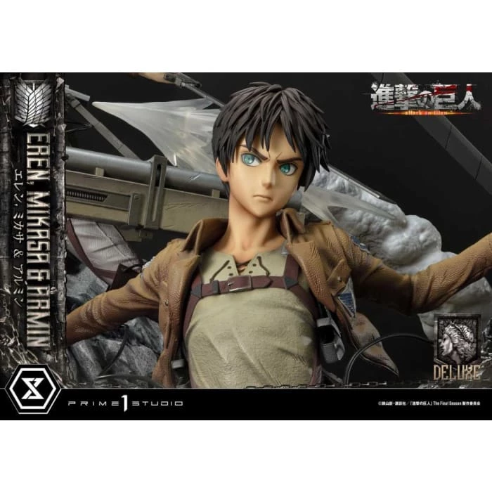 Best reviews of ❤️ Prime 1 Studio Attack On Titan Ultimate Premium Masterline Eren, Mikasa & Armin Deluxe 1/4 Scale Statue ⭐ 31 Prime 1 Studio Attack On Titan Ultimate Premium Masterline Eren, Mikasa & Armin Deluxe 1/4 Scale Statue