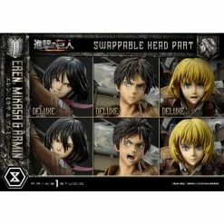 Best reviews of ❤️ Prime 1 Studio Attack On Titan Ultimate Premium Masterline Eren, Mikasa & Armin Deluxe 1/4 Scale Statue ⭐ 73 Prime 1 Studio Attack On Titan Ultimate Premium Masterline Eren, Mikasa & Armin Deluxe 1/4 Scale Statue