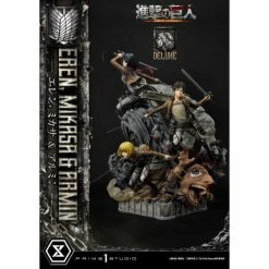Best reviews of ❤️ Prime 1 Studio Attack On Titan Ultimate Premium Masterline Eren, Mikasa & Armin Deluxe 1/4 Scale Statue ⭐ 48 Prime 1 Studio Attack On Titan Ultimate Premium Masterline Eren, Mikasa & Armin Deluxe 1/4 Scale Statue