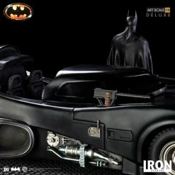 Iron Studios Batman (1989) Batman & Batmobile 1/10 Deluxe Art Scale Statue