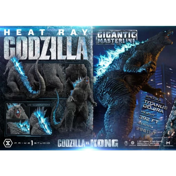 Best Pirce ✨ Prime 1 Studio Godzilla Vs. Kong Gigantic Masterline Godzilla (Heat Ray) Statue ⭐ 79 Prime 1 Studio Godzilla Vs. Kong Gigantic Masterline Godzilla (Heat Ray) Statue