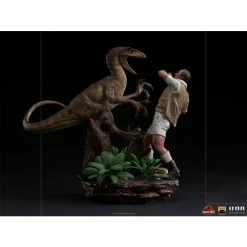 Iron Studios Jurassic Park Clever Girl Deluxe 1/10 Art Scale Statue