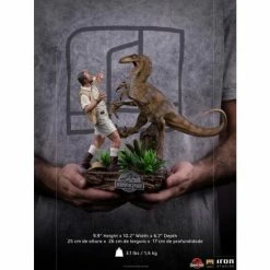 Iron Studios Jurassic Park Clever Girl Deluxe 1/10 Art Scale Statue