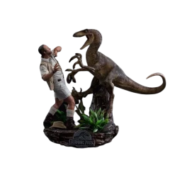 Iron Studios Jurassic Park Clever Girl Deluxe 1/10 Art Scale Statue