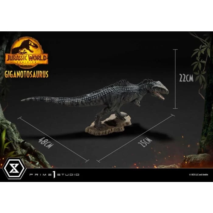 Hot Sale π Prime 1 Studio Jurassic World: Dominion Prime Collectible Figures Giganotosaurus 1/38 Scale Statue π 8 Prime 1 Studio Jurassic World: Dominion Prime Collectible Figures Giganotosaurus 1/38 Scale Statue
