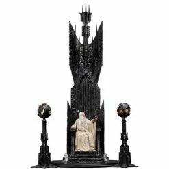 Weta Workshop Movies / TV Lord Of The Rings: Saruman The White On Throne 1/6 Scale Statue