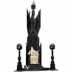 Weta Workshop Movies / TV Lord Of The Rings: Saruman The White On Throne 1/6 Scale Statue