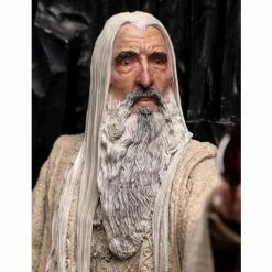 Weta Workshop Movies / TV Lord Of The Rings: Saruman The White On Throne 1/6 Scale Statue
