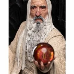 Weta Workshop Movies / TV Lord Of The Rings: Saruman The White On Throne 1/6 Scale Statue
