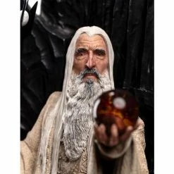 Weta Workshop Movies / TV Lord Of The Rings: Saruman The White On Throne 1/6 Scale Statue