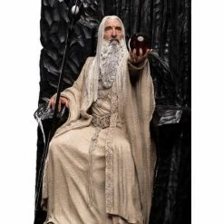 Weta Workshop Movies / TV Lord Of The Rings: Saruman The White On Throne 1/6 Scale Statue