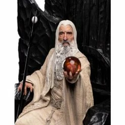 Weta Workshop Movies / TV Lord Of The Rings: Saruman The White On Throne 1/6 Scale Statue