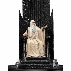 Weta Workshop Movies / TV Lord Of The Rings: Saruman The White On Throne 1/6 Scale Statue