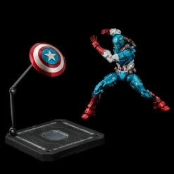 Cheapest ✨ Sentinel Marvel Fighting Armor Captain America Figure ⌛ 30 Sentinel Marvel Fighting Armor Captain America Figure