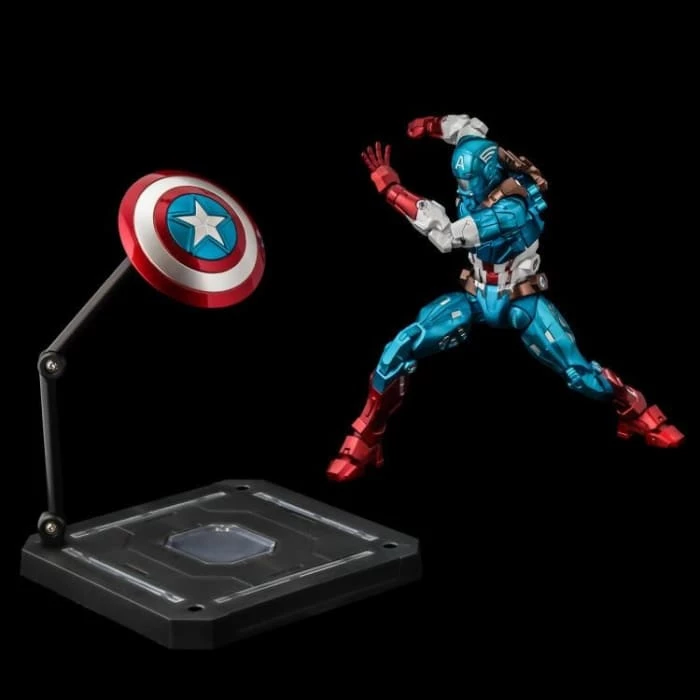Cheapest ✨ Sentinel Marvel Fighting Armor Captain America Figure ⌛ 15 Sentinel Marvel Fighting Armor Captain America Figure