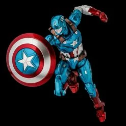 Cheapest ✨ Sentinel Marvel Fighting Armor Captain America Figure ⌛ 22 Sentinel Marvel Fighting Armor Captain America Figure
