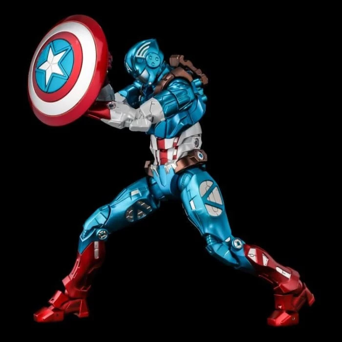 Cheapest ✨ Sentinel Marvel Fighting Armor Captain America Figure ⌛ 10 Sentinel Marvel Fighting Armor Captain America Figure