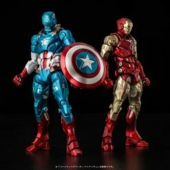 Cheapest ✨ Sentinel Marvel Fighting Armor Captain America Figure ⌛ 31 Sentinel Marvel Fighting Armor Captain America Figure