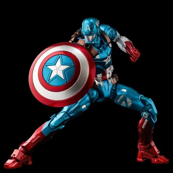 Cheapest ✨ Sentinel Marvel Fighting Armor Captain America Figure ⌛ 6 Sentinel Marvel Fighting Armor Captain America Figure
