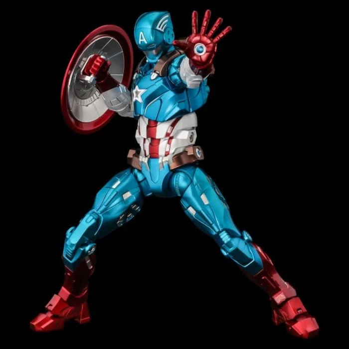 Cheapest ✨ Sentinel Marvel Fighting Armor Captain America Figure ⌛ 11 Sentinel Marvel Fighting Armor Captain America Figure