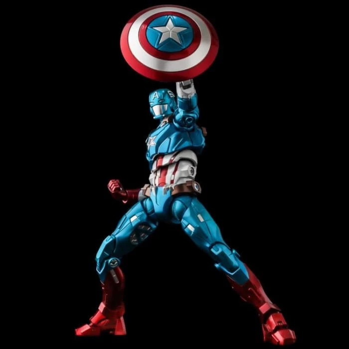 Cheapest ✨ Sentinel Marvel Fighting Armor Captain America Figure ⌛ 5 Sentinel Marvel Fighting Armor Captain America Figure