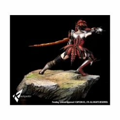 Kinetiquettes Monster Hunter Female Hunter (Rathalos Armor) 1/10 Scale Statue
