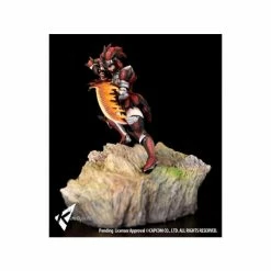 Kinetiquettes Monster Hunter Female Hunter (Rathalos Armor) 1/10 Scale Statue