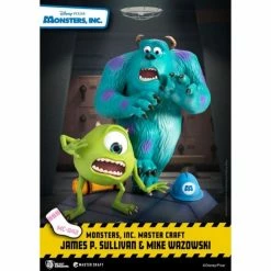 Beast Kingdom Monsters Inc. Master Craft MC-042 James P. Sullivan & Mike Wazowski Statue