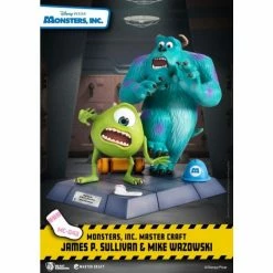 Beast Kingdom Monsters Inc. Master Craft MC-042 James P. Sullivan & Mike Wazowski Statue