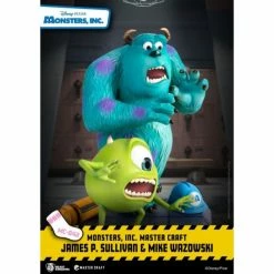 Beast Kingdom Monsters Inc. Master Craft MC-042 James P. Sullivan & Mike Wazowski Statue