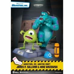Beast Kingdom Monsters Inc. Master Craft MC-042 James P. Sullivan & Mike Wazowski Statue