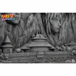 Infinity Studio Naruto: Shippuden Hokage Rock (Gray Ver.) 3D Art Frame