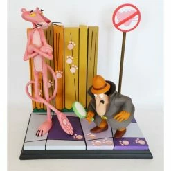 Hollywood Collectibles Group Pink Panther & The Inspector Statue
